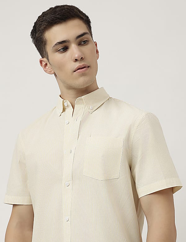 Pure Cotton Striped Shirt