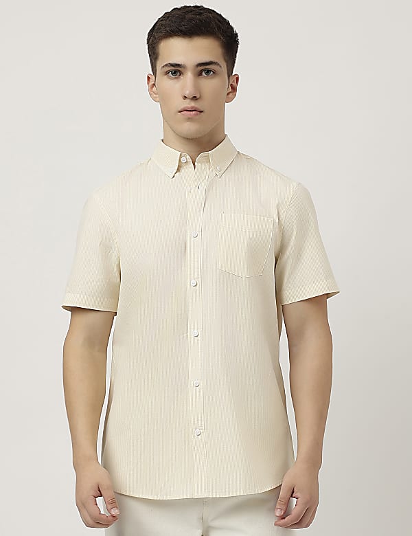 Pure Cotton Striped Shirt
