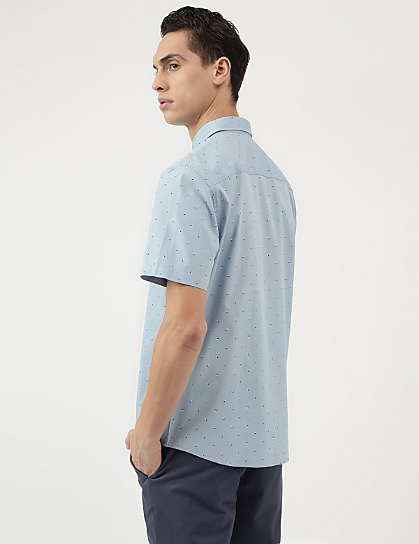 Pure Cotton Button Down Collar Shirt