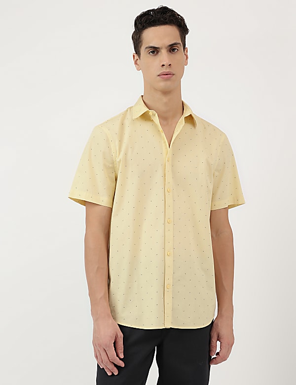 Pure Cotton Button Down Collar Shirt