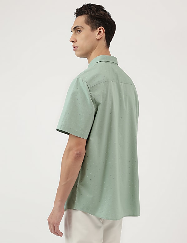 Pure Cotton Button Down Collar Shirt