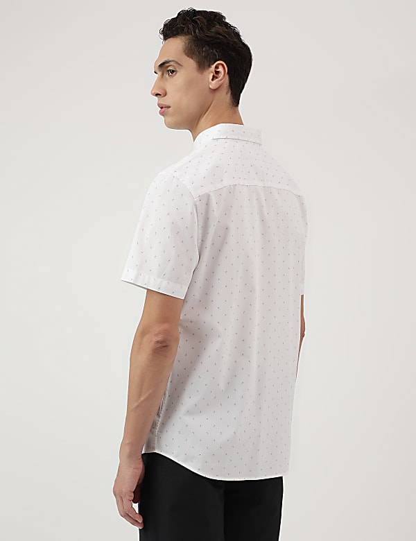 Pure Cotton Button Down Collar Shirt