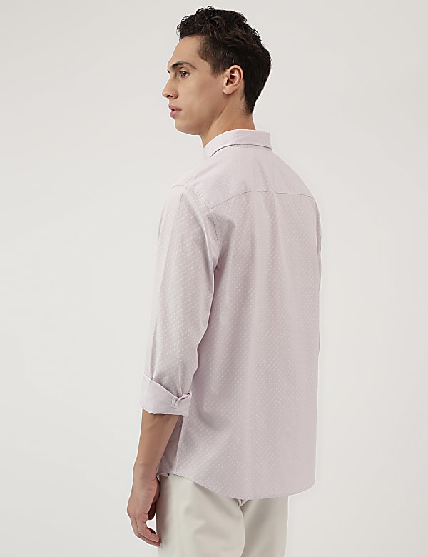 Pure Cotton Button Down Collar Shirt