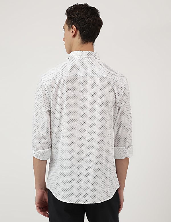 Pure Cotton Button Down Collar Shirt