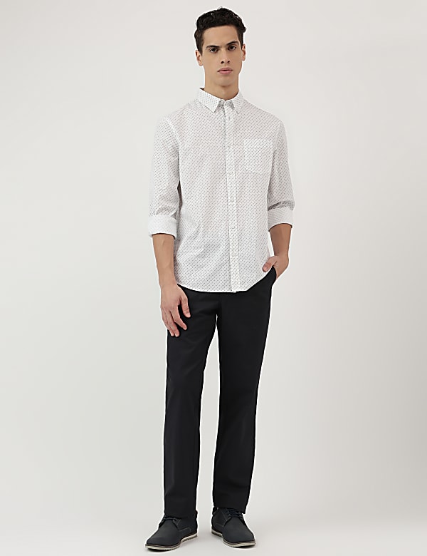 Pure Cotton Button Down Collar Shirt