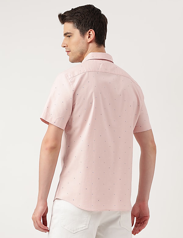Pure Cotton Ditsy Print Shirt