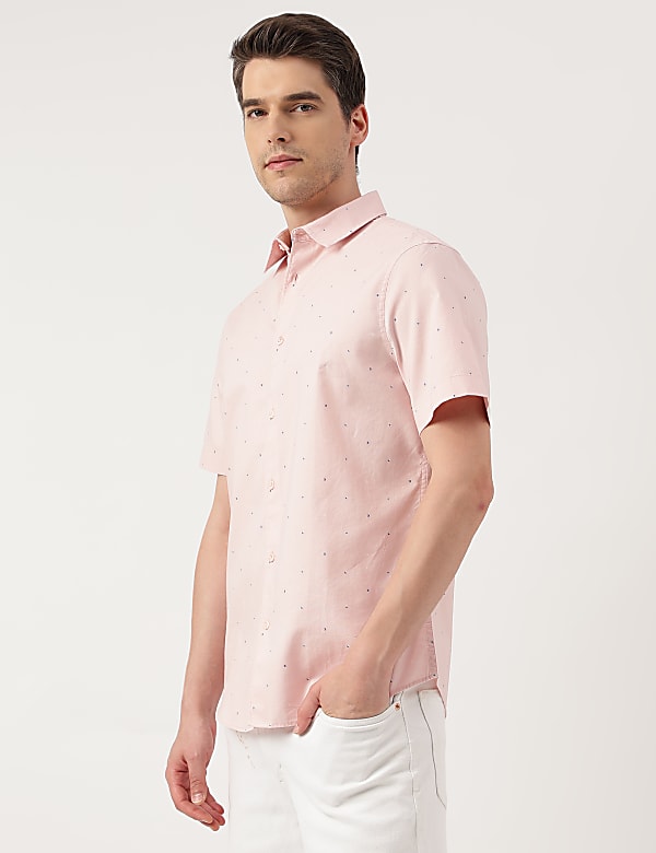Pure Cotton Ditsy Print Shirt