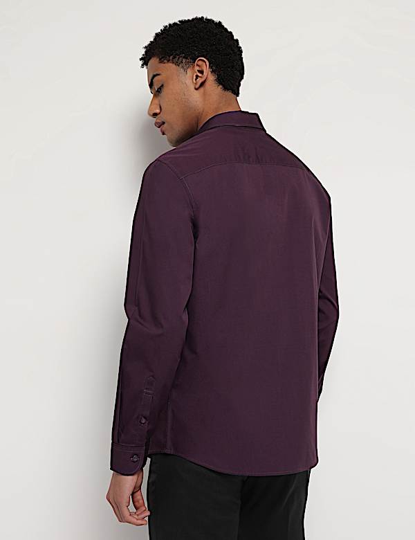 Pure Cotton Button Down Collar Shirt