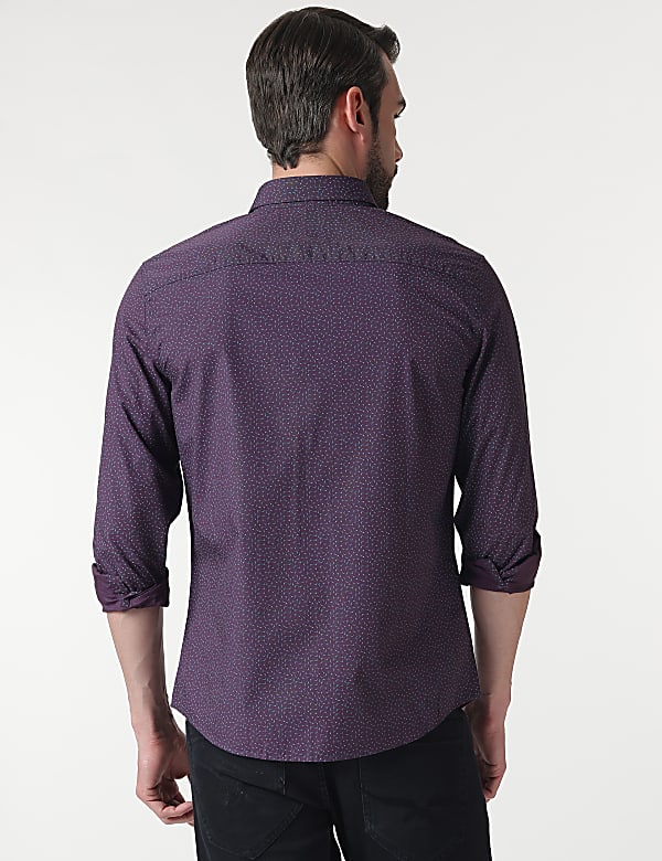 Cotton Rich Button Down Collar Shirt