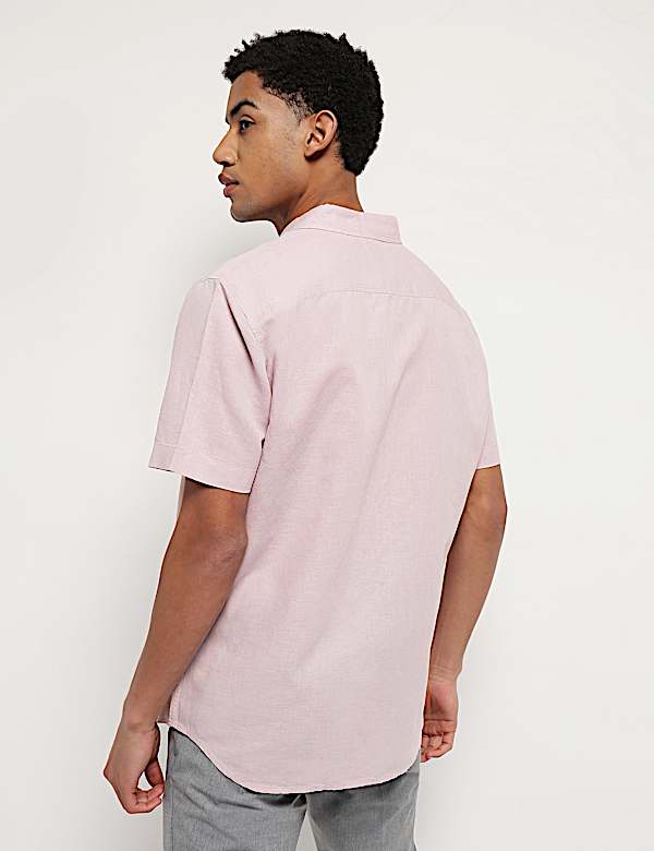 Linen Rich Relaxed Fit Shirt