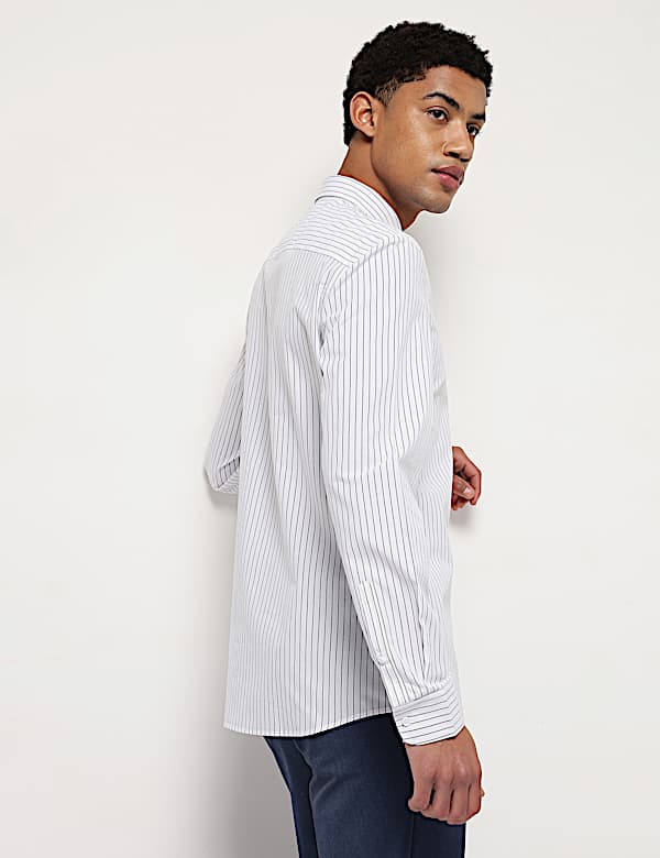 Pure Cotton Button Down Collar Shirt