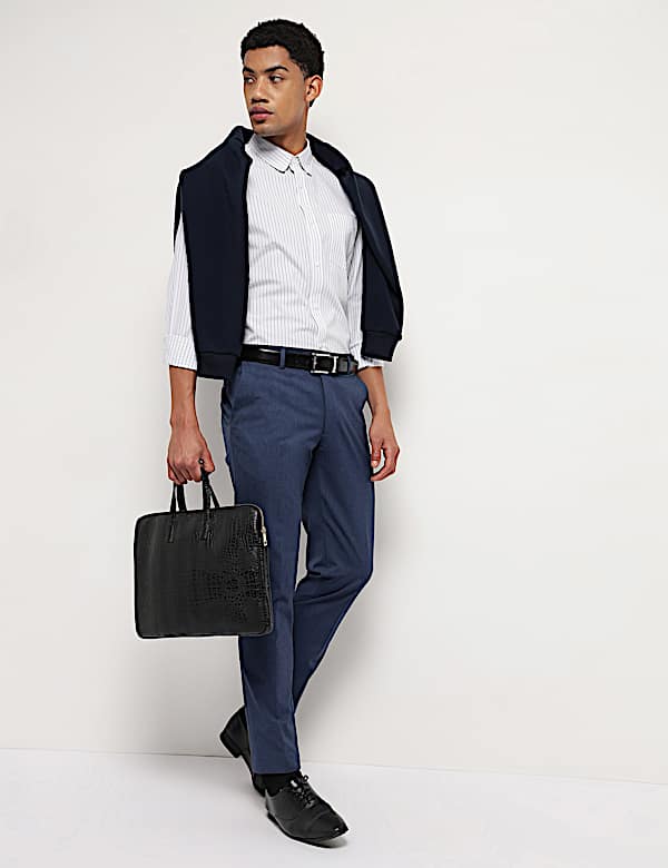 Pure Cotton Button Down Collar Shirt