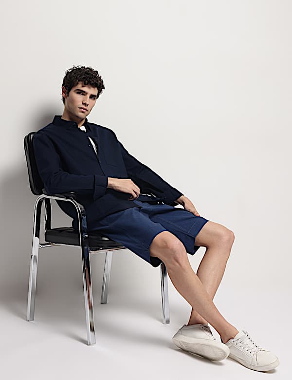 Linen Rich Relaxed Fit Shirt