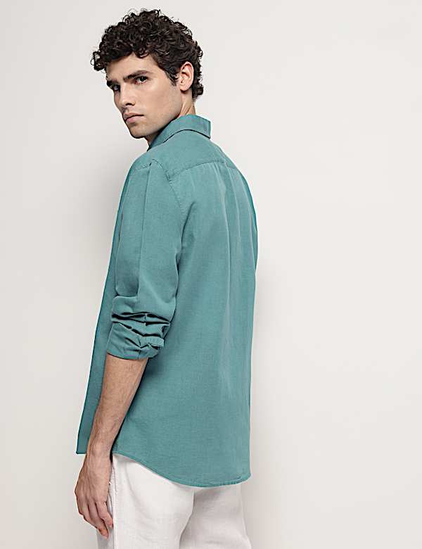 Linen Rich Relaxed Fit Shirt
