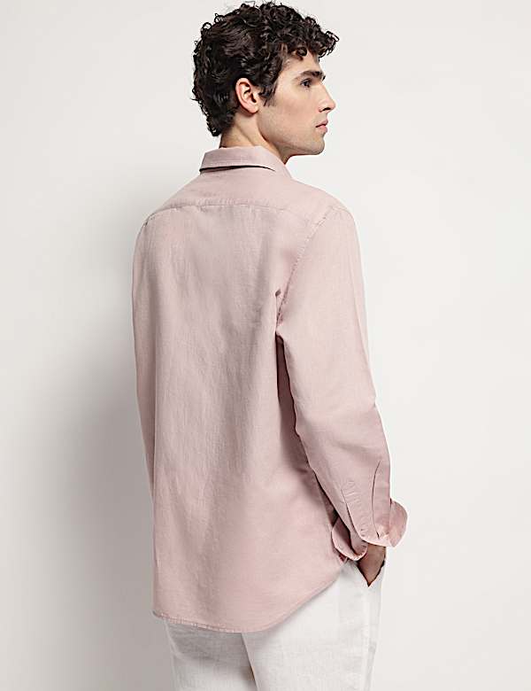 Linen Rich Relaxed Fit Shirt