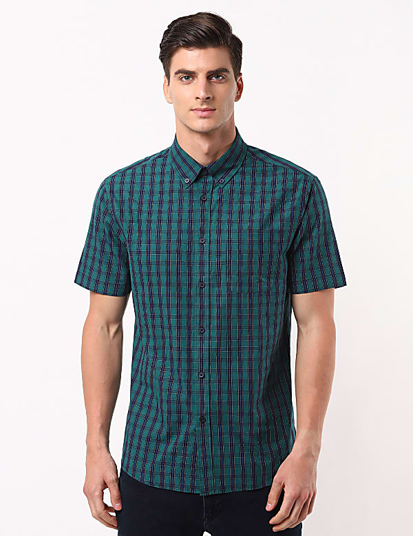 Short Sleeved Check Shirt