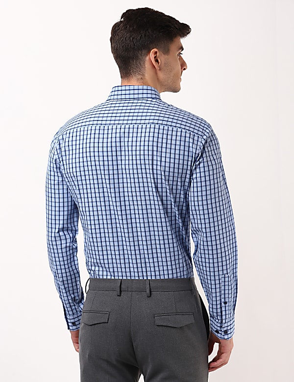 Pure Cotton Checks Shirt