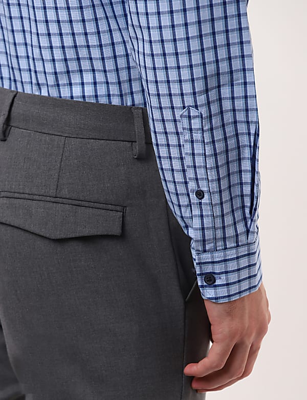 Pure Cotton Checks Shirt