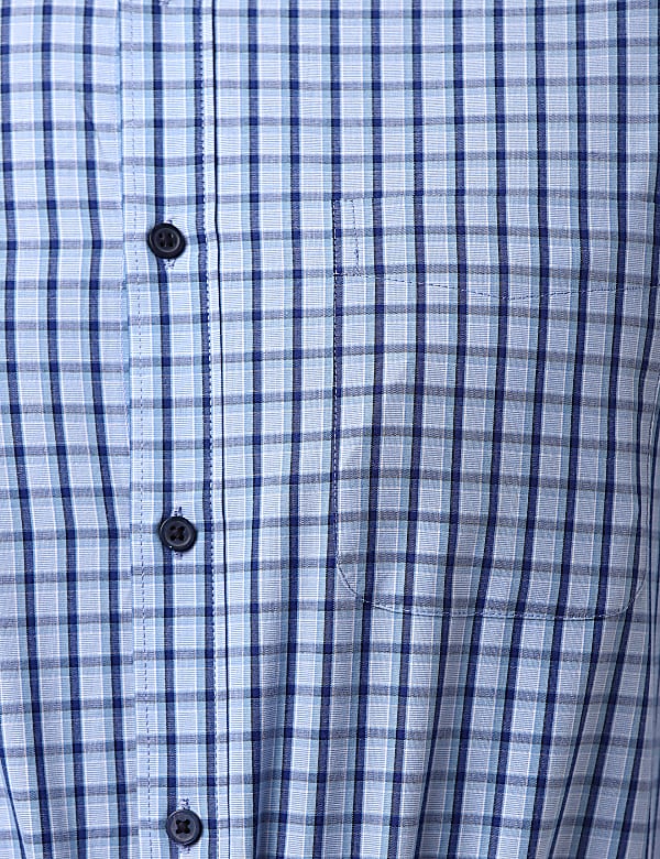 Pure Cotton Checks Shirt