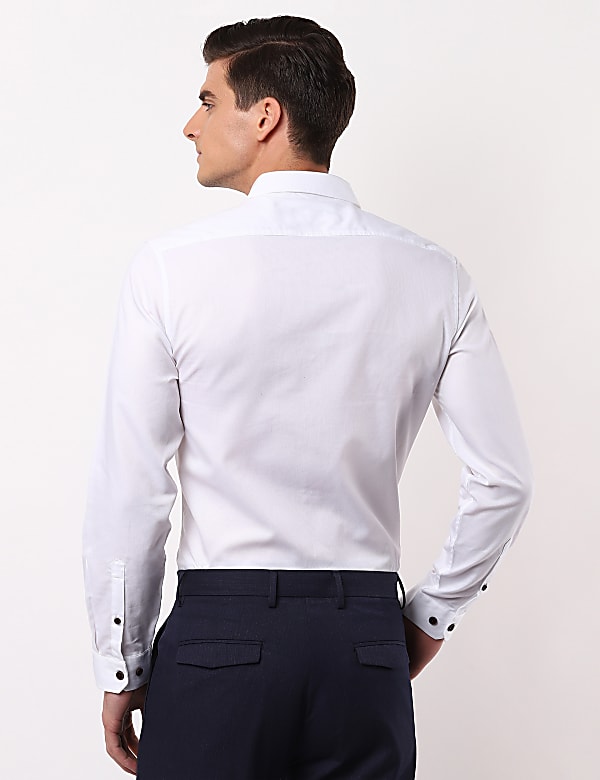 Pure Cotton Textured Shirt