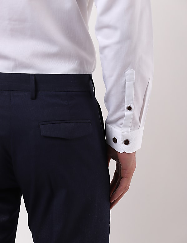 Pure Cotton Textured Shirt
