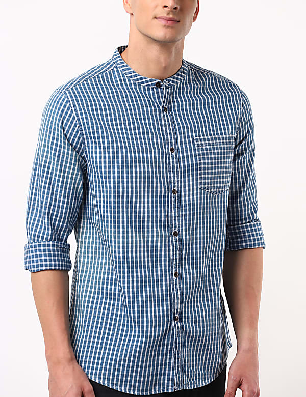Pure Cotton Check Shirt