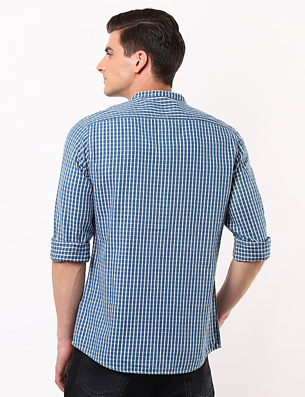 Pure Cotton Check Shirt