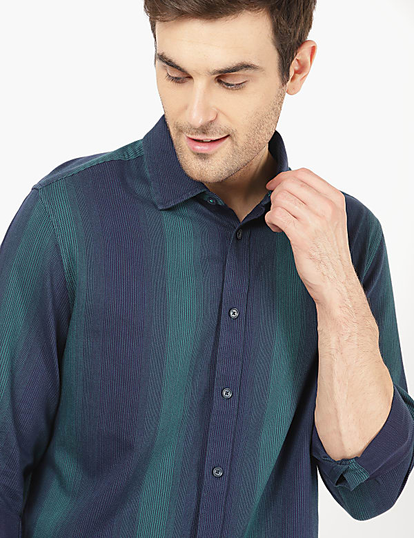 Dobby Stripe Shirt