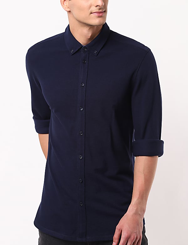Solid Pique Shirt