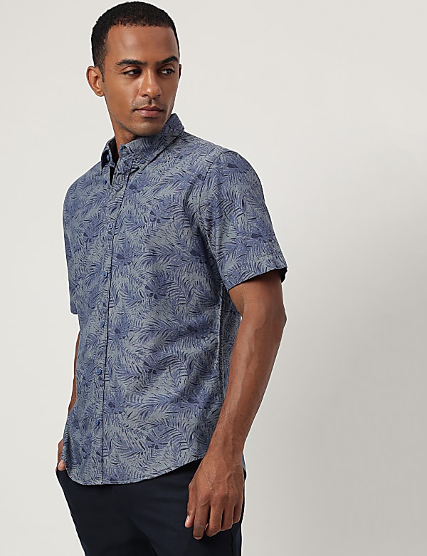 Relaxed Fit Pure Cotton Printed Shirt