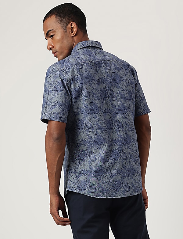 Relaxed Fit Pure Cotton Printed Shirt