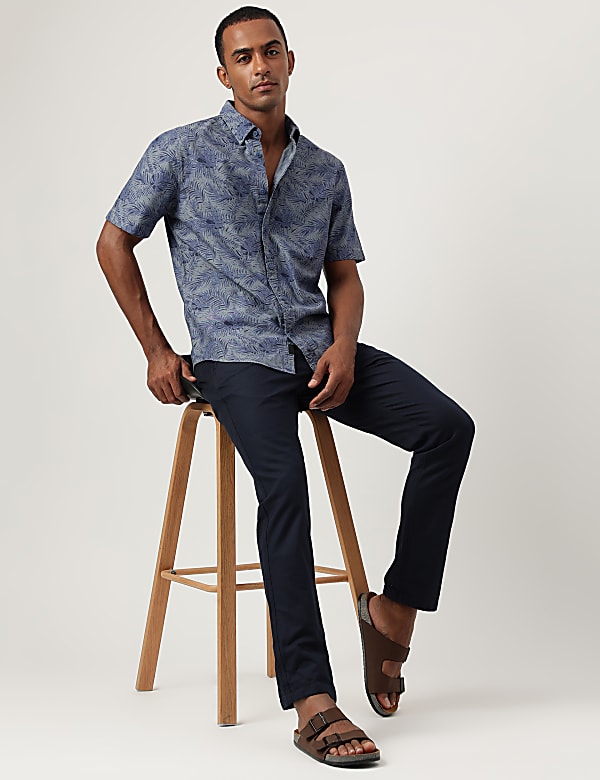 Relaxed Fit Pure Cotton Printed Shirt