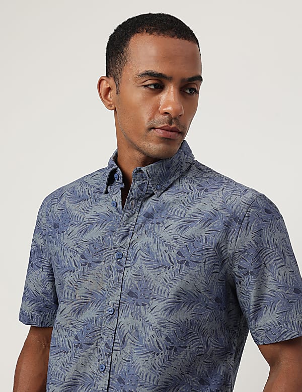 Relaxed Fit Pure Cotton Printed Shirt