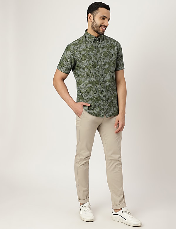 Relaxed Fit Pure Cotton Printed Shirt