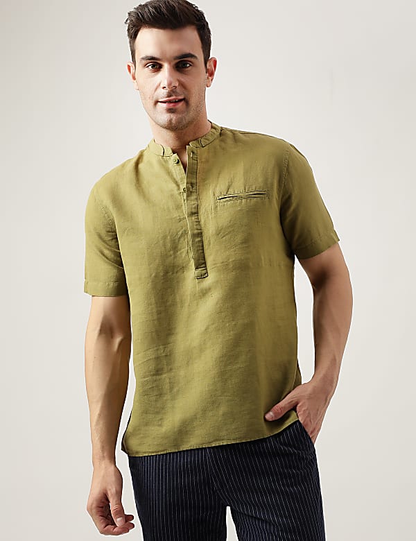 Mandarin Collar Shirt