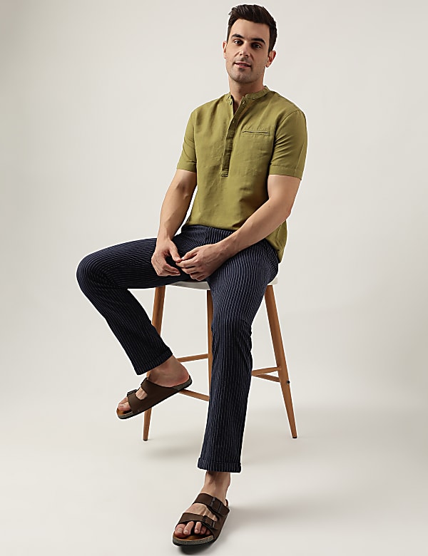 Mandarin Collar Shirt