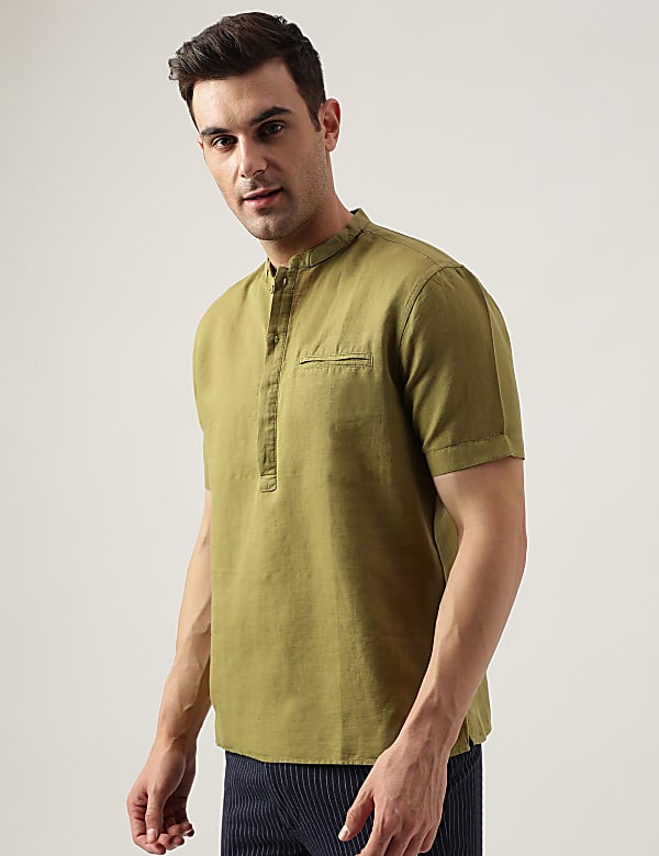 Mandarin Collar Shirt