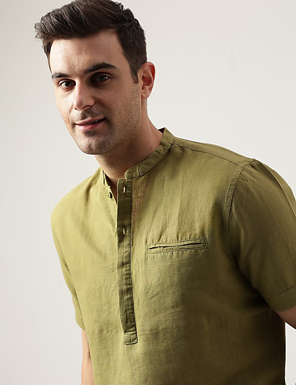 Mandarin Collar Shirt