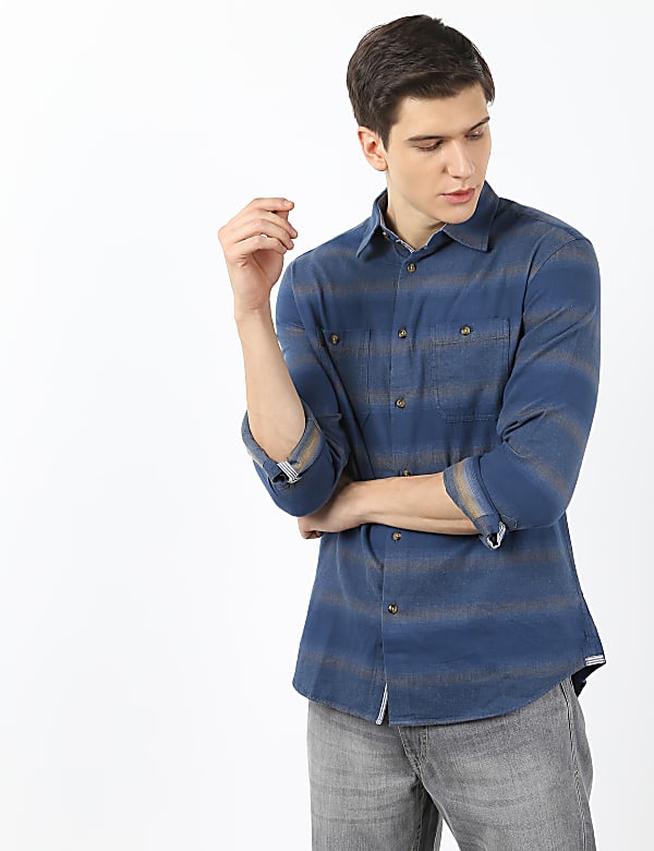 Melange Stripe Shirt