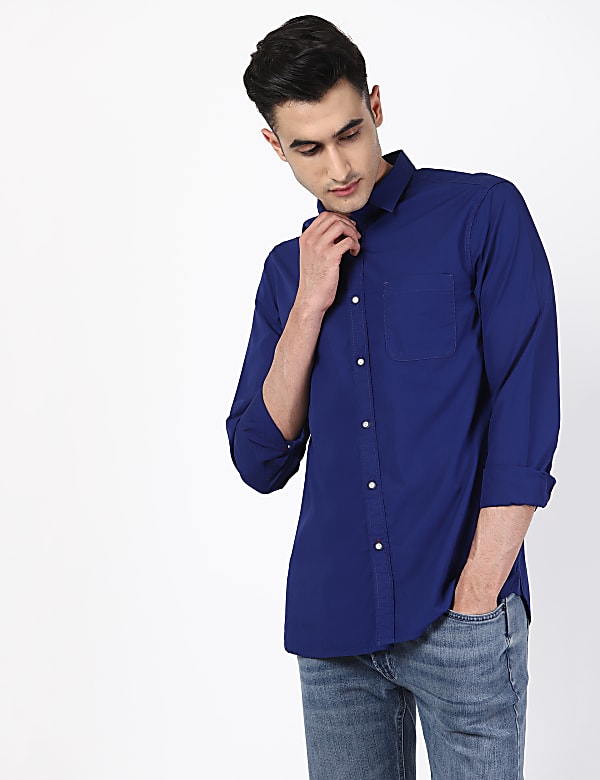 Poplin Solid Shirt