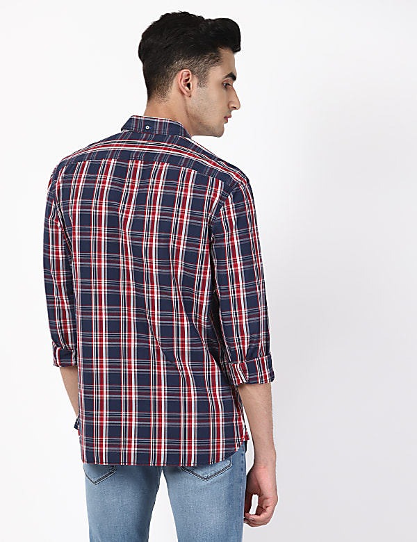 Cotton Multi Checks Shirt