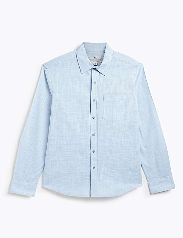 Regular Fit Cotton Classic Collar Shirt
