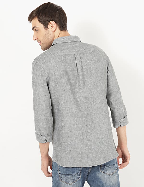 Pure Linen Chambray Shirt