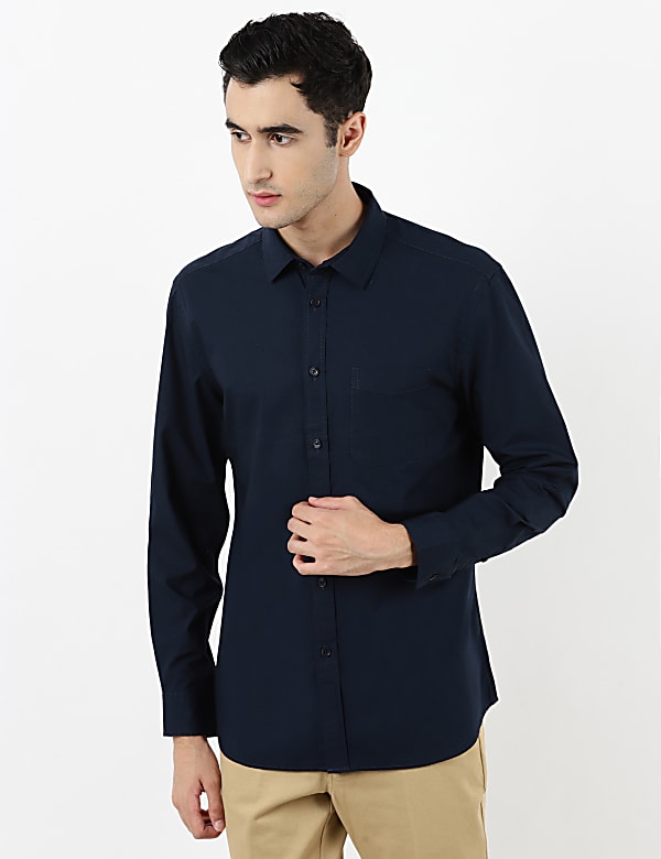 Pure Cotton Soft Touch Solid Shirt