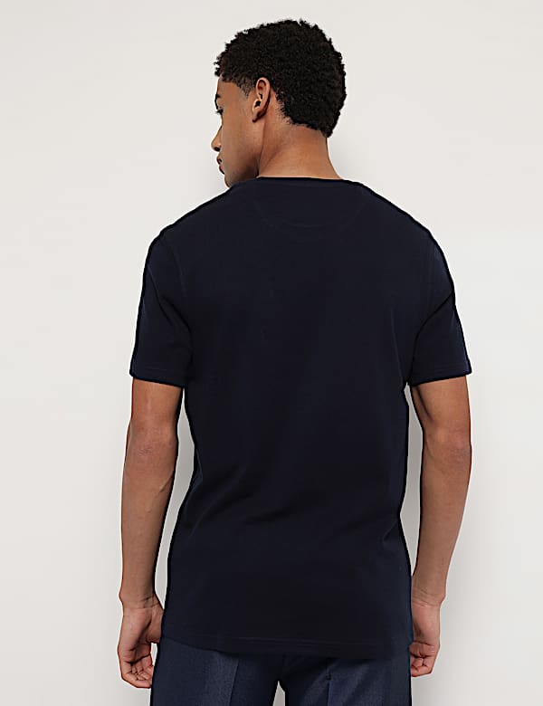 Pure Cotton Crew Neck T-Shirt