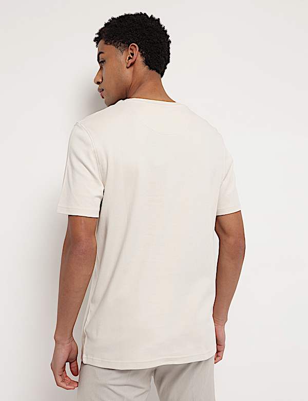Pure Cotton Crew Neck T-Shirt