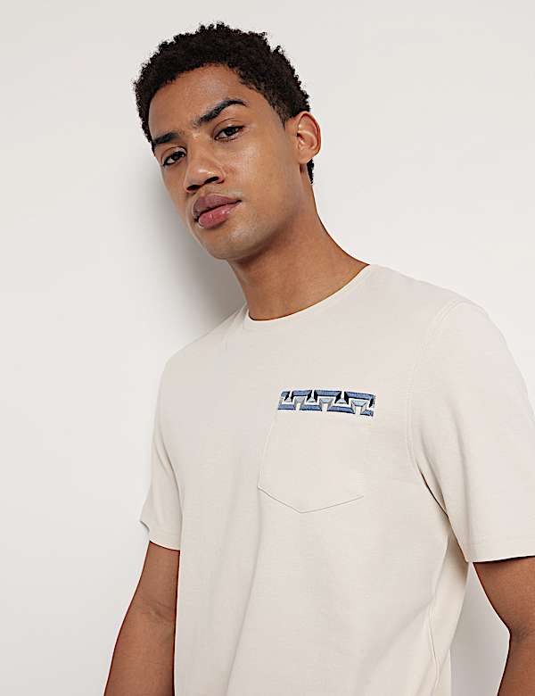 Pure Cotton Crew Neck T-Shirt