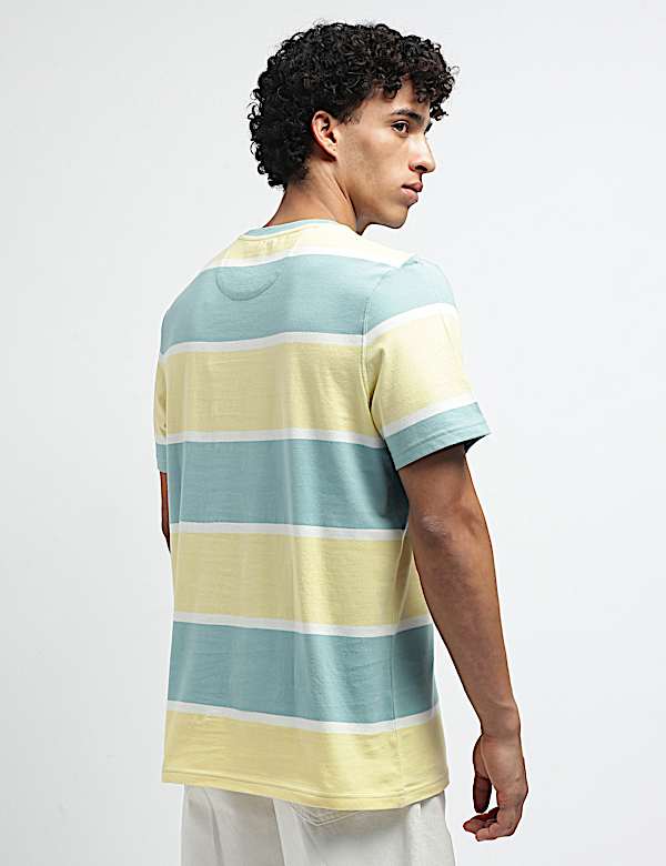 Pure Cotton Striped T-Shirt