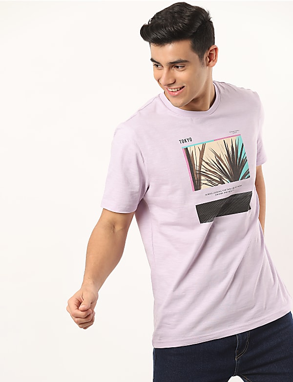 Pure Cotton Printed T-Shirt