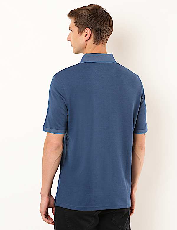 Modal Mix Plain Collar Neck T-Shirt